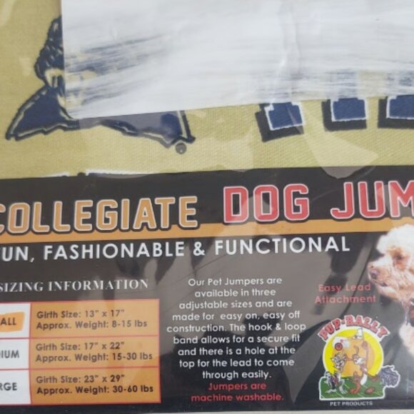 PITTS PANTHERS PET GOODS Collegiate Dog Jumper Size Small (K1) - Picture 2 of 5